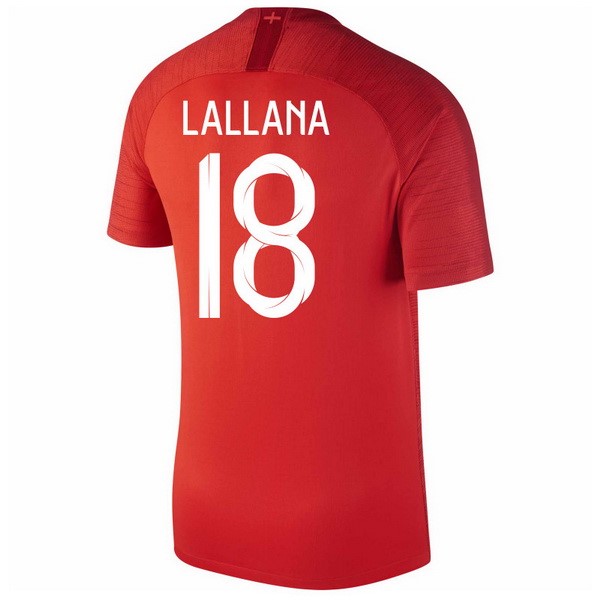 Camiseta Inglaterra 2ª Lallana 2018 Rojo
